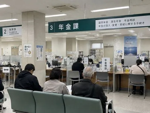 市役所のロビー